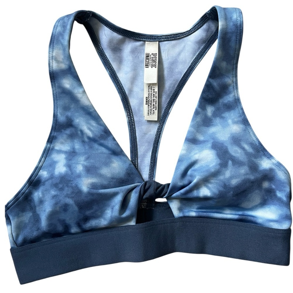 Victoria's Secret Blue Tie-Dye Sports Bra EUC XS - Picture 5 of 7
